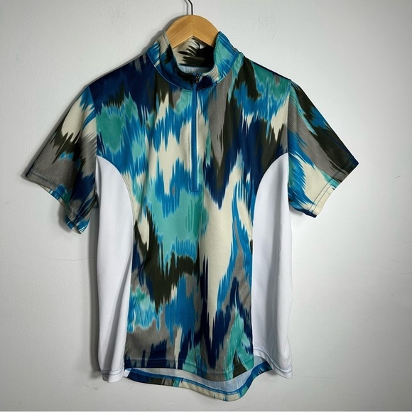 Kerrits Blue and White Women's Top - Picture 1 of 6